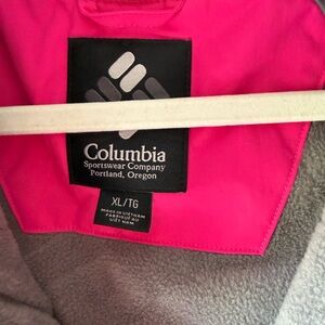 Columbia Jacket Bright Pink Outerwear